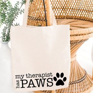 Funny Dog Canvas Tote Bag